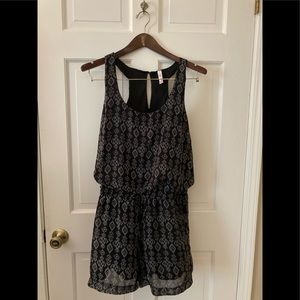 Black and White Romper